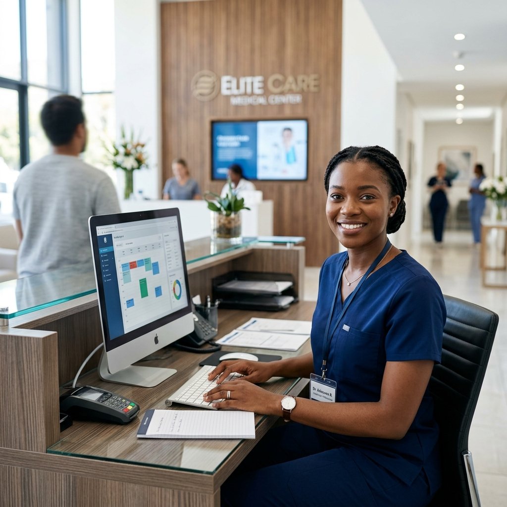 Healthcare support professional in a frontline setting